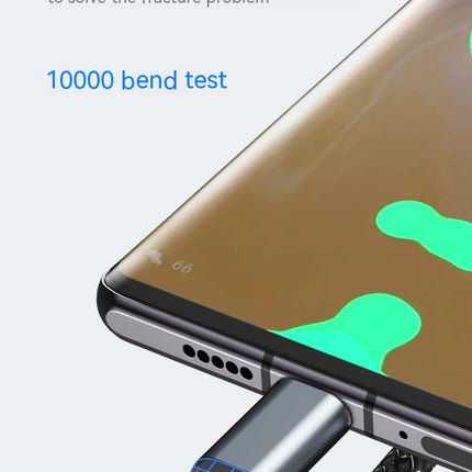 Three-in-one Mobile Phone With Light 6A Super Fast Charge Data Cable