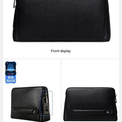 Fingerprint Lock Men's Clutch