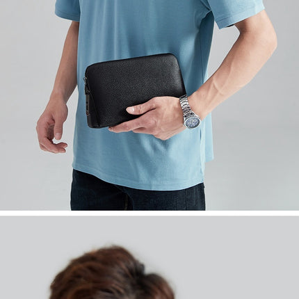 Fingerprint Lock Men's Clutch