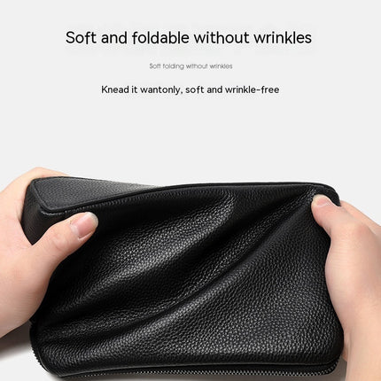 Fingerprint Lock Men's Clutch