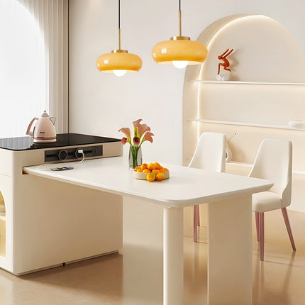 Light Luxury Cream Style Restaurant Chandelier