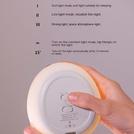 Simple Children Get Up Rabbit Silicone Sleeping USB Charging Night Light