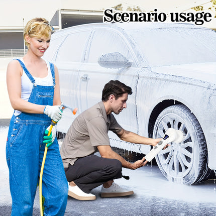 Electric Rotating Cleaning Brush, Cordless Cleaning Brush with Adjustable Extension Arm, 3, 6, 9