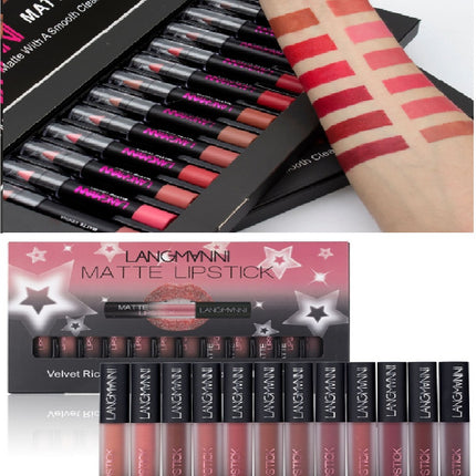 Matte Lipstick Waterproof Long-lasting Velvet Lipstick Set