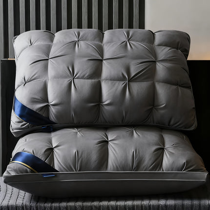 2pcs/1pc Luxury 5-Star Hotel Quality Pillows - 800g Deep Sleep Neck Support