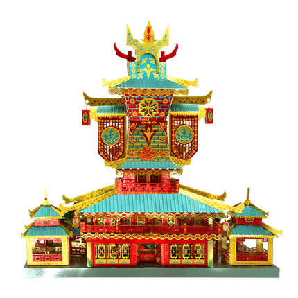 Handmade metal puzzle model building block toy
