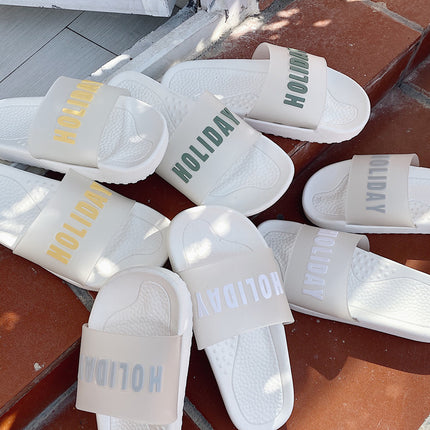 Simple female slippers