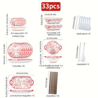 6-Person 33-Pc Set