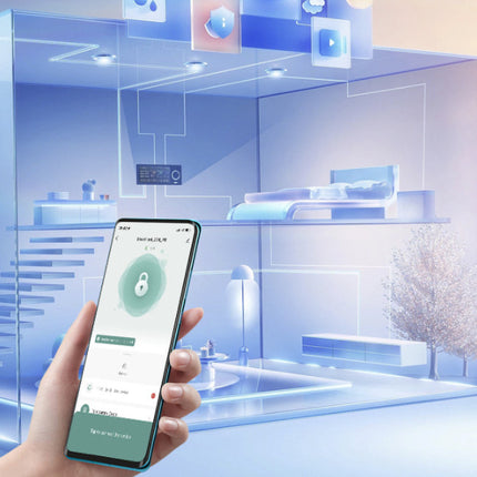 Spherical Fingerprint Wooden Door Lock