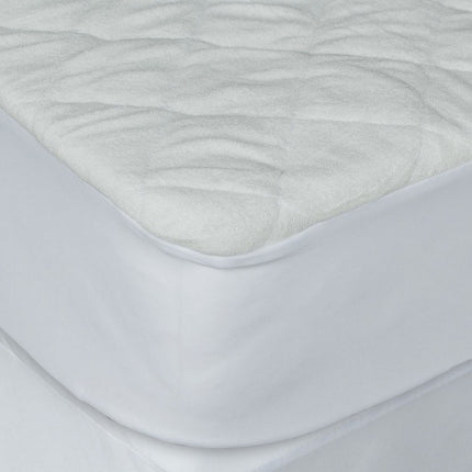 9" Waterproof Bamboo Terry Crib Mattress Pad Liner Mattress Cover Only.