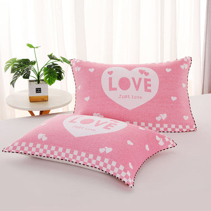 Three-layer Blended Gauze Pillow Cover Cotton Printed Towel