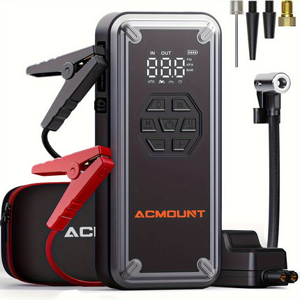 21800mAh Jump Starter with Air Compressor for Up to 9.0 Gas/8.0 Diesel