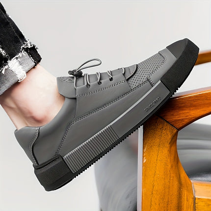 Men'S Shoes with Rubber Sole, Fashionable Sports Casual Shoes, Street Style Skate Shoes,