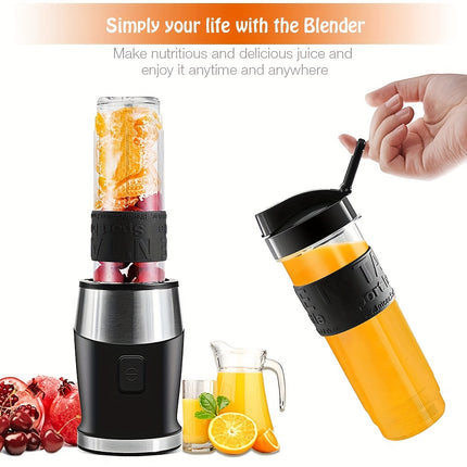 Blender, A Three-in-one Food Processor, Portable Food Chopper And Grinder, 570ml Tritan Bottle,