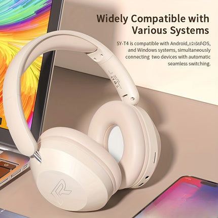 Wireless HD Headphones - Enjoy high-definition audio with long-lasting battery life and foldable design