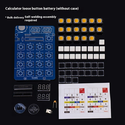 DIY Kit 51 Single Chip Microcomputer Homemade Digital Tube Calculator