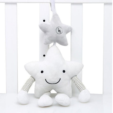 Animal Hand Shaking Baby Hand Holding Bell Plush Ring Toy