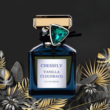 CHESSFLY Men's Vanille Cloudbaco Eau de Parfum 1.7fl.oz - Luxury Vanilla & Tobacco Scent with Tonka Bean