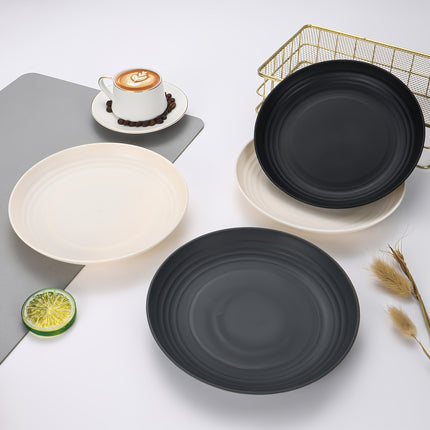 32pcs Plastic Tableware Set, Including Dinner and Side Dishes for Birthday Parties & Restaurants