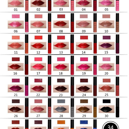 Qibest makeup brand matte lipstick