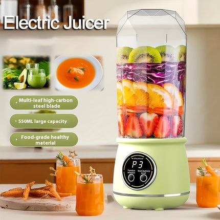 Juicer Machine with 3 Speed Settings, 500ml Large Capacity, 25W Motor & Heavy-Duty Blade