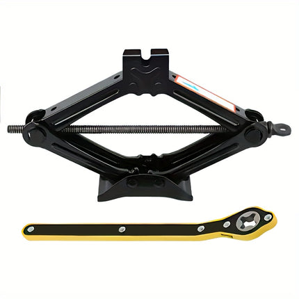 1.5T Jack with Wrench Set, Car Maintenance On-Board Tool, Effortless Tire Changing Artifact