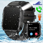 Black dial + silicone strap