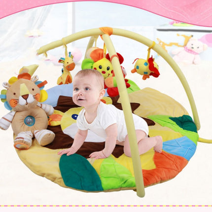 Big Head Lion Music Game Blanket Baby Fitness Holder Crawling Pad Educational Toys