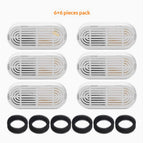 Runway folding filter element
