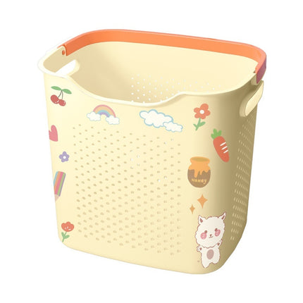 Bathroom Bathroom Laundry Basket Subnet Red Same Style Bath Clothes Basket Storage Bucket