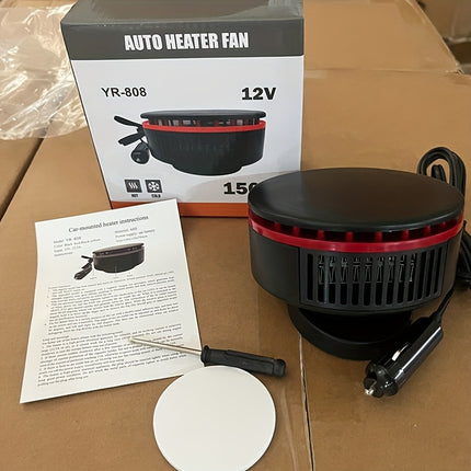 High-Power 12V 120W Portable Car Heater with Dual Function Quick Heating