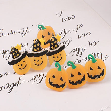 Halloween props gift glowing ring pumpkin lantern