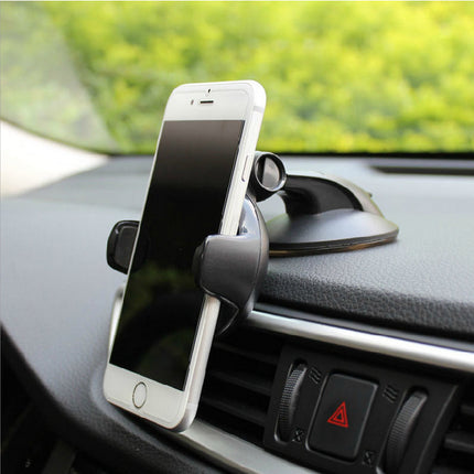 Suction cup car phone holder