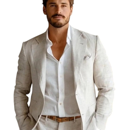 Business Casual Printing Fashionable Jacket Men