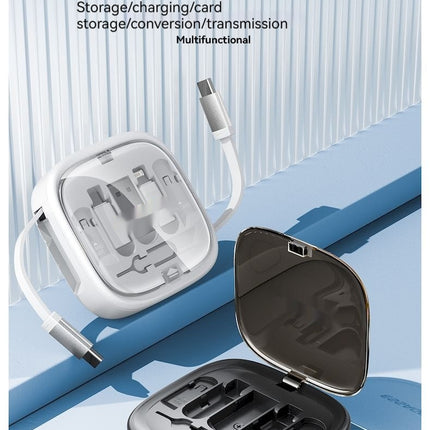 Data Cable Flexible Wire Storage 60W Fast Charging Multi-function Mobile Phone Charging Interface Box