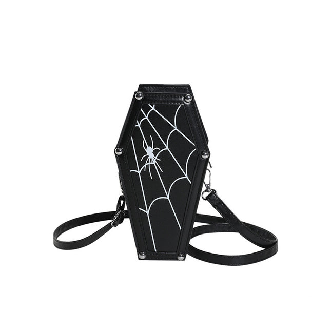 Halloween Coffin-shape Shoulder Bag Gothic