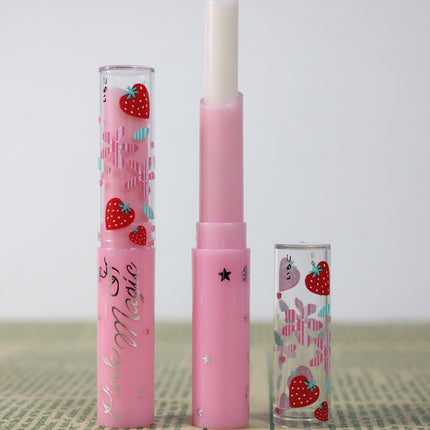 Strawberry color lipstick