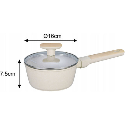 12pcs Marble Non-Stick Cookware Set with Induction Compatibility