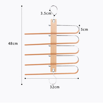 Multifunctional trouser rack home