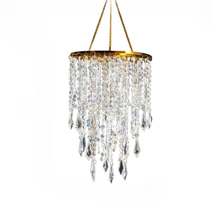 Essential Party Wedding Decorations: Creative Lightless Hanging Chandelier for Birthday and Ball Scenes