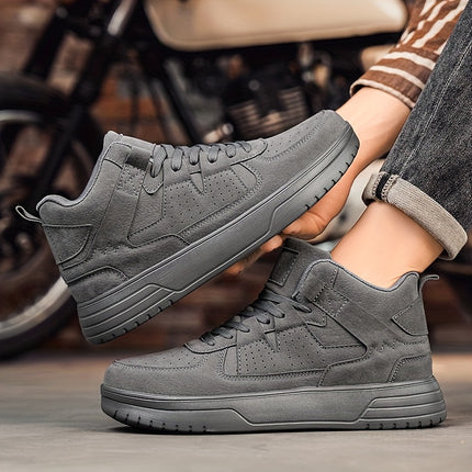 New Men'S Lace-Up High-Top Oversized Outdoor Versatile sneakers, Stylish, Lightweight,