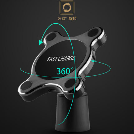 Compatible With Apple, QI Magnetic Car Mount Wireless Charger
