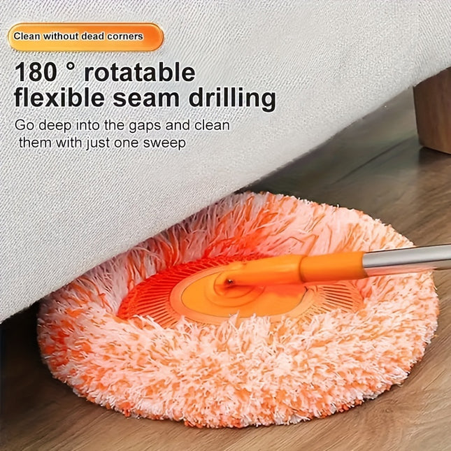 1pc, Multi Functional Ceiling And Wall Mop - Flexible, Suitable for Both Dry And Wet Use, Easy to Clean Floors, Tiles, Glass, And Cars