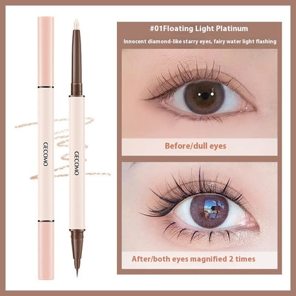 Stereoscopic Star Eyes Double Headed Silkworm Pen