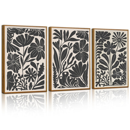Simple Nordic Morandi Plant Flower Wall Art