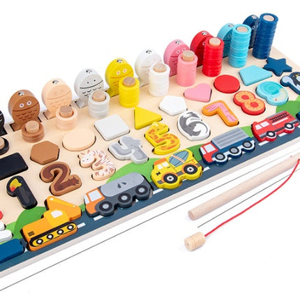 Magnetic fishing puzzle educational toys