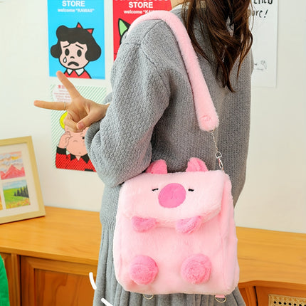 Cartoon Capybara Plush Backpack, Cute Bag, High-Quality Versatile Plush Bag