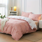 Flowers And Grass Heart Language-pink And White / 135cm*200cm