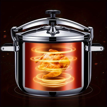 Stainless Steel High Quality Pressure Cooker with Rotating Lid & 5-Layer Safety System