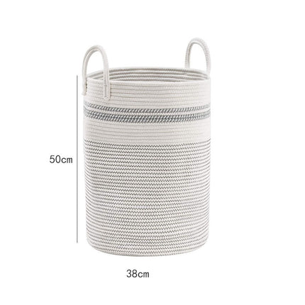 Cotton String Knitted Basket Storage Storage Basket